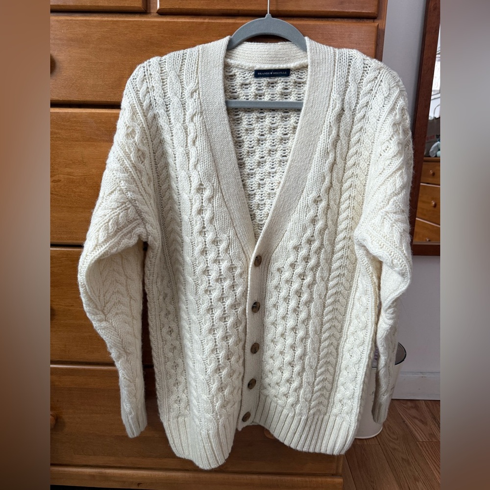 Brandy Melville wool Ivory Knit Sweater